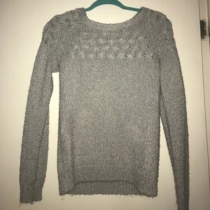 Grey chunky sweater